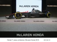 Honda F1記者会見 McLaren‐Honda 2015 (Getty Images for Honda Motor Co.)