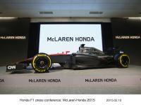 Honda F1記者会見 McLaren‐Honda 2015 (Getty Images for Honda Motor Co.)
