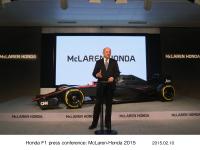 Honda F1記者会見 McLaren‐Honda 2015 (Getty Images for Honda Motor Co.)