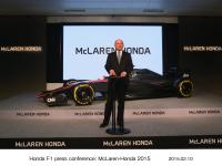Honda F1記者会見 McLaren‐Honda 2015 (Getty Images for Honda Motor Co.)
