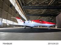 羽田空港に着陸したHondaJet