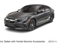 Civic Sedan with Honda Genuine Accessories