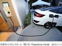 CLARITY FUEL CELLから住宅への給電