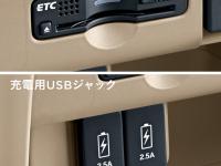 ナビ装着用スペシャルパッケージ装備 ETC車載器（ナビゲーション連動）充電用USBジャック（急速充電対応タイプ２個付）