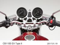 CB1100 EX TypeII キャンディープロミネンスレッド ハンドル