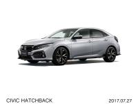 CIVIC HATCHBACK フロントスタイリング 7:3（ルナシルバー・メタリック）