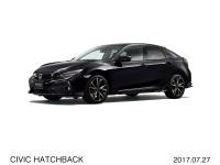 CIVIC HATCHBACK フロントスタイリング 7:3（クリスタルブラック・パール）