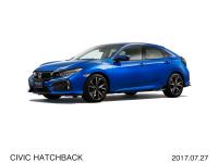 CIVIC HATCHBACK フロントスタイリング 7:3（ブリリアントスポーティブルー・メタリック）