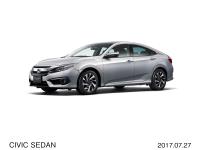 CIVIC SEDAN フロントスタイリング 7:3（ルナシルバー・メタリック）