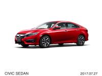 CIVIC SEDAN フロントスタイリング 7:3（プレミアムクリスタルレッド・メタリック）