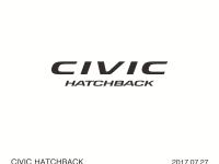 CIVIC HATCHBACK 車名ロゴ