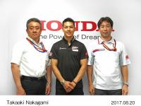 中上貴晶選手