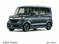 N-BOX Custom G・EX ターボ Honda SENSING フロント7:3(シャイニンググレー・メタリック)