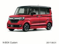 N-BOX Custom G・EX ターボ Honda SENSING 2トーンカラースタイル フロント7:3(ミラノレッド&ブラック)