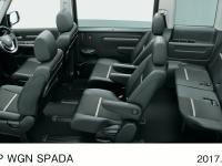 SPADA・Cool Spirit Honda SENSING（FF)　インテリア　オプション装着車（ブラック×シルバー/コンビシート）