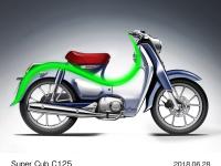 スーパーカブ C125 “S字”シルエット