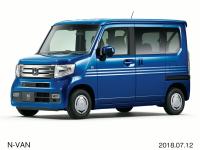 N-VAN +STYLE COOL・Honda SENSING フロント7:3（ブリリアントスポーティブルー・メタリック）