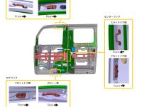 N-VAN ドアインピラー構造図