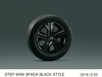 STEP WGN SPADA ブラッククリア塗装16インチアルミホイール（SPADA HYBRID専用デザイン）