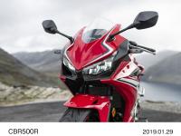 ヘッドライトまわり（写真はCBR500Rで欧州仕様車）