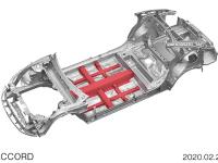 アコード 高剛性・低振動フロア構造