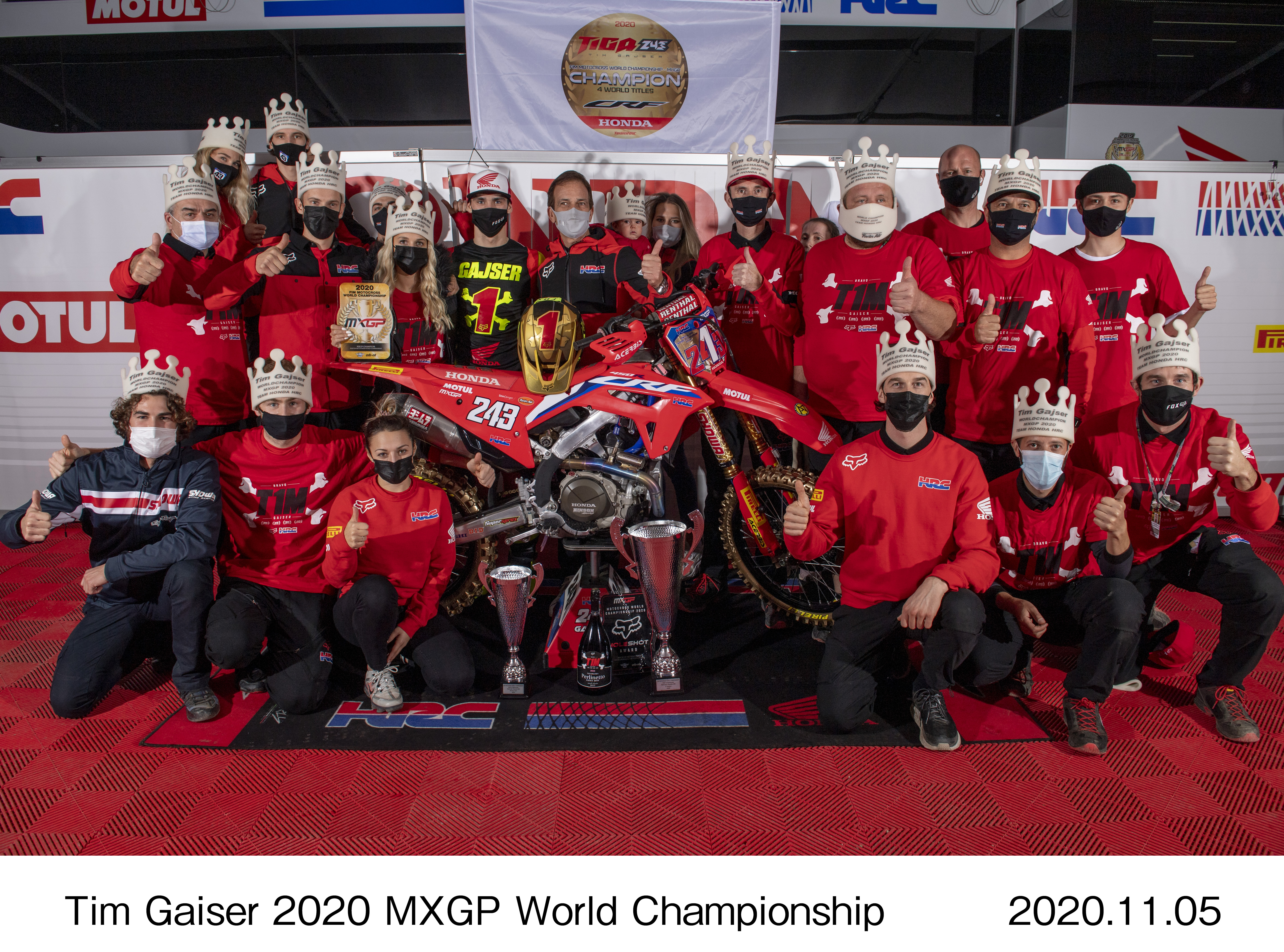 ティム・ガイザー直筆サイン入り2Lサイズ写真…モトクロス…Tim Gajser