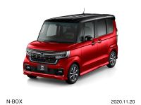 N-BOX Customコーディネートスタイル プレミアムクリスタルレッド・メタリック＆ブラック