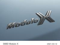 S660 Modulo X特別仕様車 ブラックエンブレム（専用リアエンブレム／ブラッククローム調）
