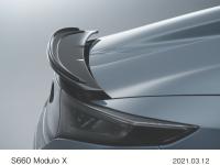 S660 Modulo X特別仕様車 専用アクティブスポイラー（ブラック）（ガーニーフラップ付）