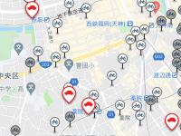 EveryGoアプリでシェアサイクルを表示