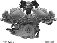 3.5L V6 DOHC ツインターボエンジン構造イメージ