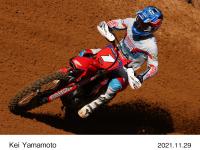 山本鯨選手とCRF450R
