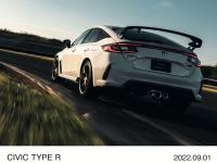 CIVIC TYPE R 走行イメージ リア（チャンピオンシップホワイト）