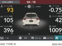 CIVIC TYPE R Honda LogR 3Dモーション/走行情報