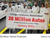 米国での四輪車生産累計3000万台を達成