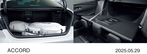 一体可倒式リアシート(トランクスルー機構付)