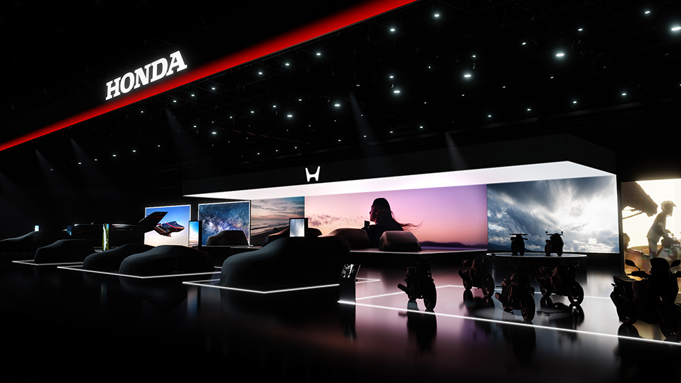 Hondaブースイメージ　※車両は実際の展示と異なります