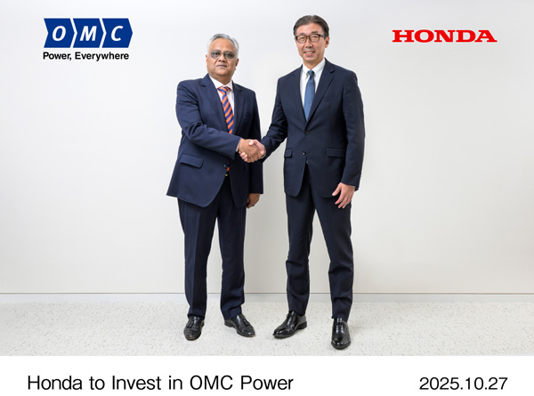 HondaとOMC Powerの代表者