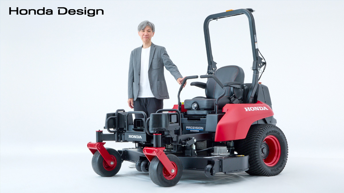 電動自動芝刈機ProZision Autonomous 作業性を高めるデザインのチカラ