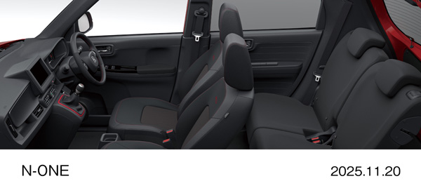 RS　インテリア　（ブラック×レッド）