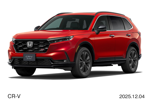 CR-V e:HEV RS BLACK EDITION　スタイリング　（ブレイジングレッド・パール）