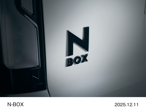 クリスタルブラック・パール塗装　N-BOXエンブレム　CUSTOM ターボ　特別仕様車 BLACK STYLE（プラチナホワイト・パール）