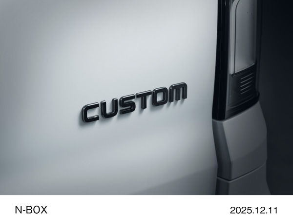 クリスタルブラック・パール塗装　CUSTOMエンブレム　CUSTOM ターボ　特別仕様車 BLACK STYLE（プラチナホワイト・パール）