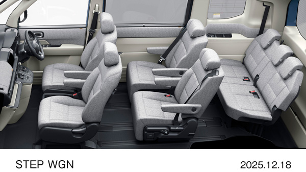 STEP WGN e:HEV AIR EX 30周年特別仕様車　インテリア　グレー内装②