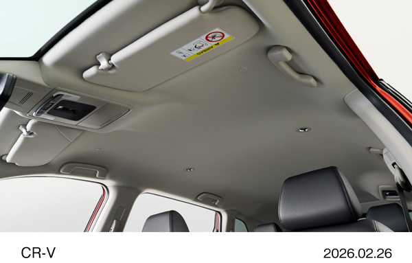 CR-V e:HEV RS（FF） ルーフ＆ピラーライニング〈グレー〉