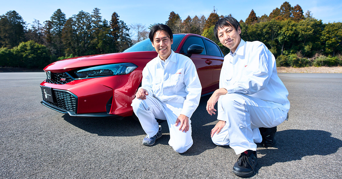 Honda S+ Shiftの心高ぶる走り。CIVIC e:HEV RS開発秘話｜SPORTS DRIVE WEB｜Honda公式サイト