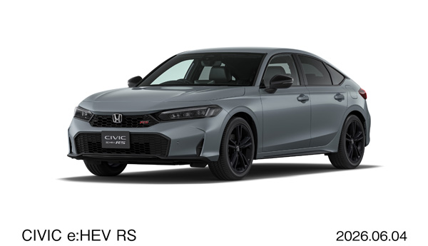 e:HEV RS フロント7:3スタイリング ソニックグレー・パール