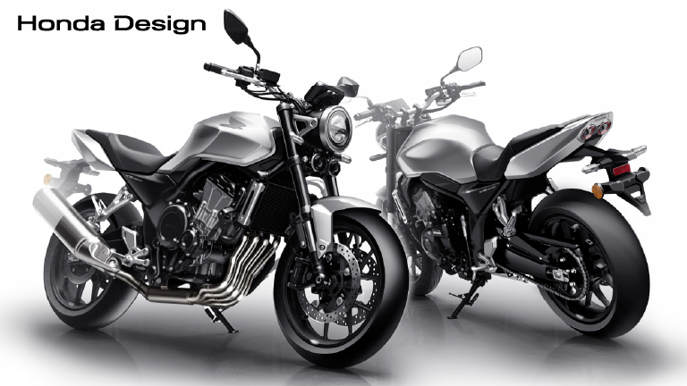 「CB400 SUPER FOUR E-Clutch」スケッチ