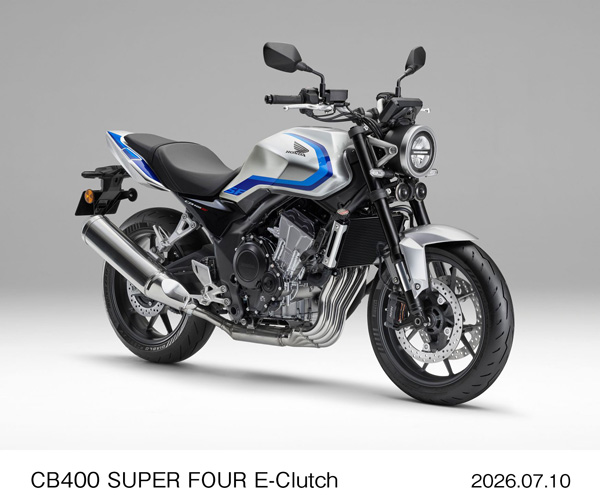 CB400 SUPER FOUR E-Clutch（ウルフシルバーメタリック）