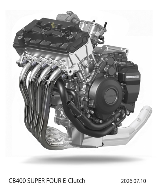 CB400SFエンジン外観（イメージCG）